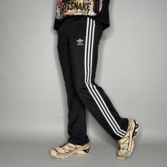 adidas Other - Vintage Y2K Adidas Originals Sweatpants Mens L  Relaxed Black White Polyester